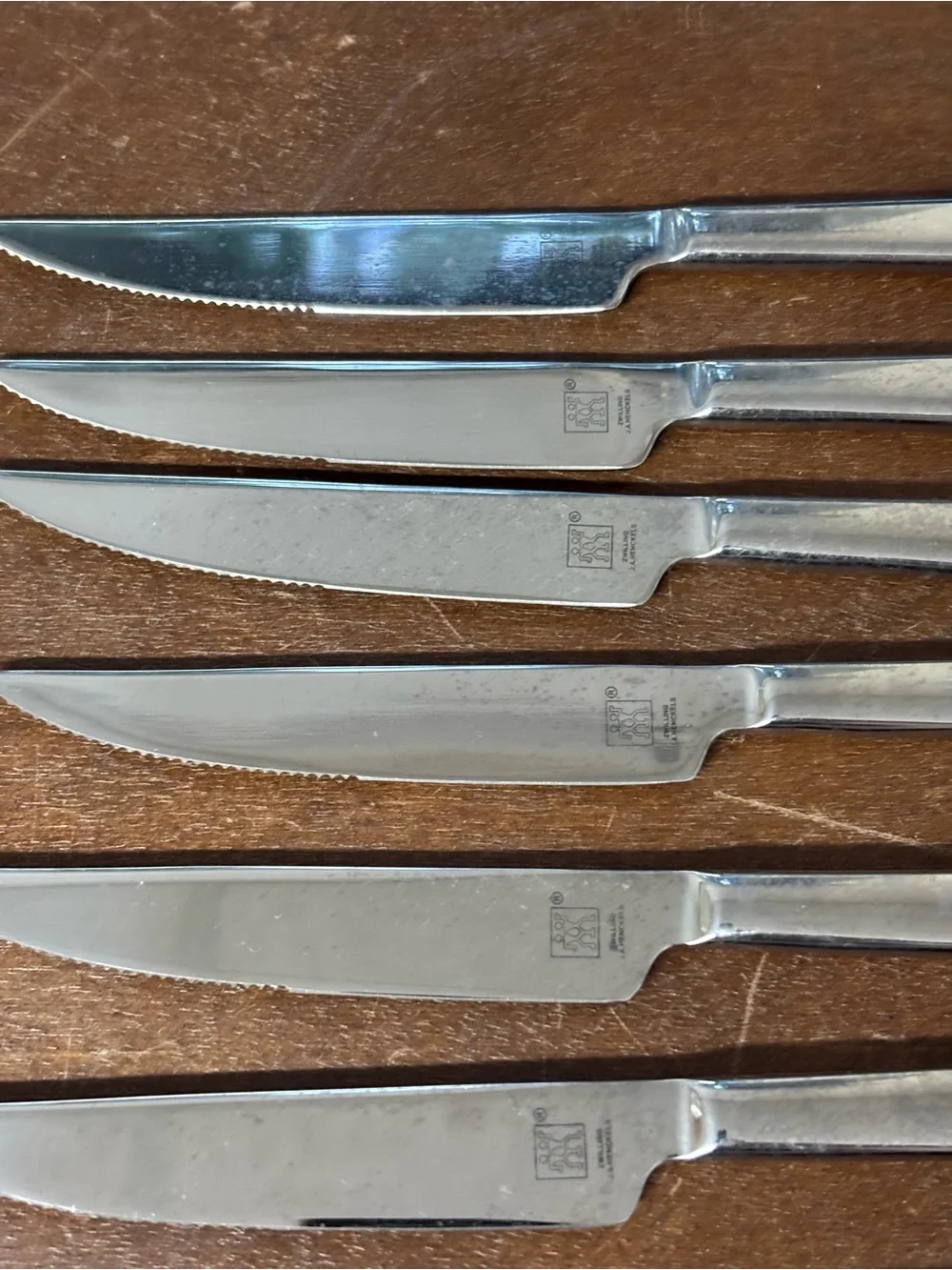 Zwilling J.A. Henckels 8 Piece Stainless Steel Steak Knife Set